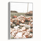 Harvest Pumpkin Patch Wall Art | Rustic Farmhouse Decor for Fall Homes