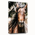 Majestic Horse Close-Up Wall Art | Rustic Farmhouse Decor for Country Homes