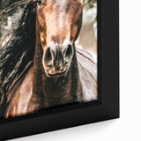Majestic Horse Close-Up Wall Art | Rustic Farmhouse Decor for Country Homes