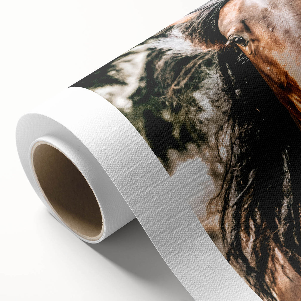 Majestic Horse Close-Up Wall Art | Rustic Farmhouse Decor for Country Homes