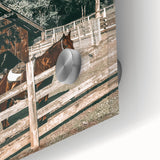 Rustic Horse & Barn Wall Art | Farmhouse Decor for Country-Style Homes