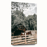 Rustic Horse & Barn Wall Art | Farmhouse Decor for Country-Style Homes