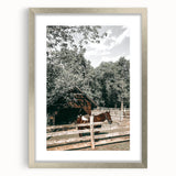 Rustic Horse & Barn Wall Art | Farmhouse Decor for Country-Style Homes