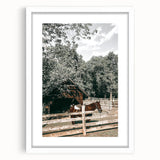 Rustic Horse & Barn Wall Art | Farmhouse Decor for Country-Style Homes