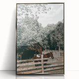 Rustic Horse & Barn Wall Art | Farmhouse Decor for Country-Style Homes