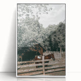 Rustic Horse & Barn Wall Art | Farmhouse Decor for Country-Style Homes