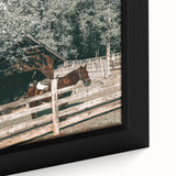 Rustic Horse & Barn Wall Art | Farmhouse Decor for Country-Style Homes