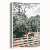 Rustic Horse & Barn Wall Art | Farmhouse Decor for Country-Style Homes