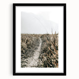 Solitary Grass Path Wall Art | Rustic Farmhouse Decor for Tranquil Homes