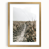 Solitary Grass Path Wall Art | Rustic Farmhouse Decor for Tranquil Homes