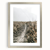 Solitary Grass Path Wall Art | Rustic Farmhouse Decor for Tranquil Homes