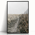 Solitary Grass Path Wall Art | Rustic Farmhouse Decor for Tranquil Homes