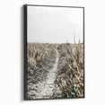 Solitary Grass Path Wall Art | Rustic Farmhouse Decor for Tranquil Homes