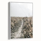 Solitary Grass Path Wall Art | Rustic Farmhouse Decor for Tranquil Homes