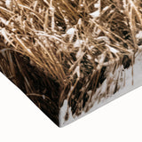 Snowy Farmhouse in Winter Wall Art | Rustic Farmhouse Decor for Homes