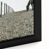 Peaceful Horse Grazing Wall Art | Rustic Farmhouse Decor for Country Homes