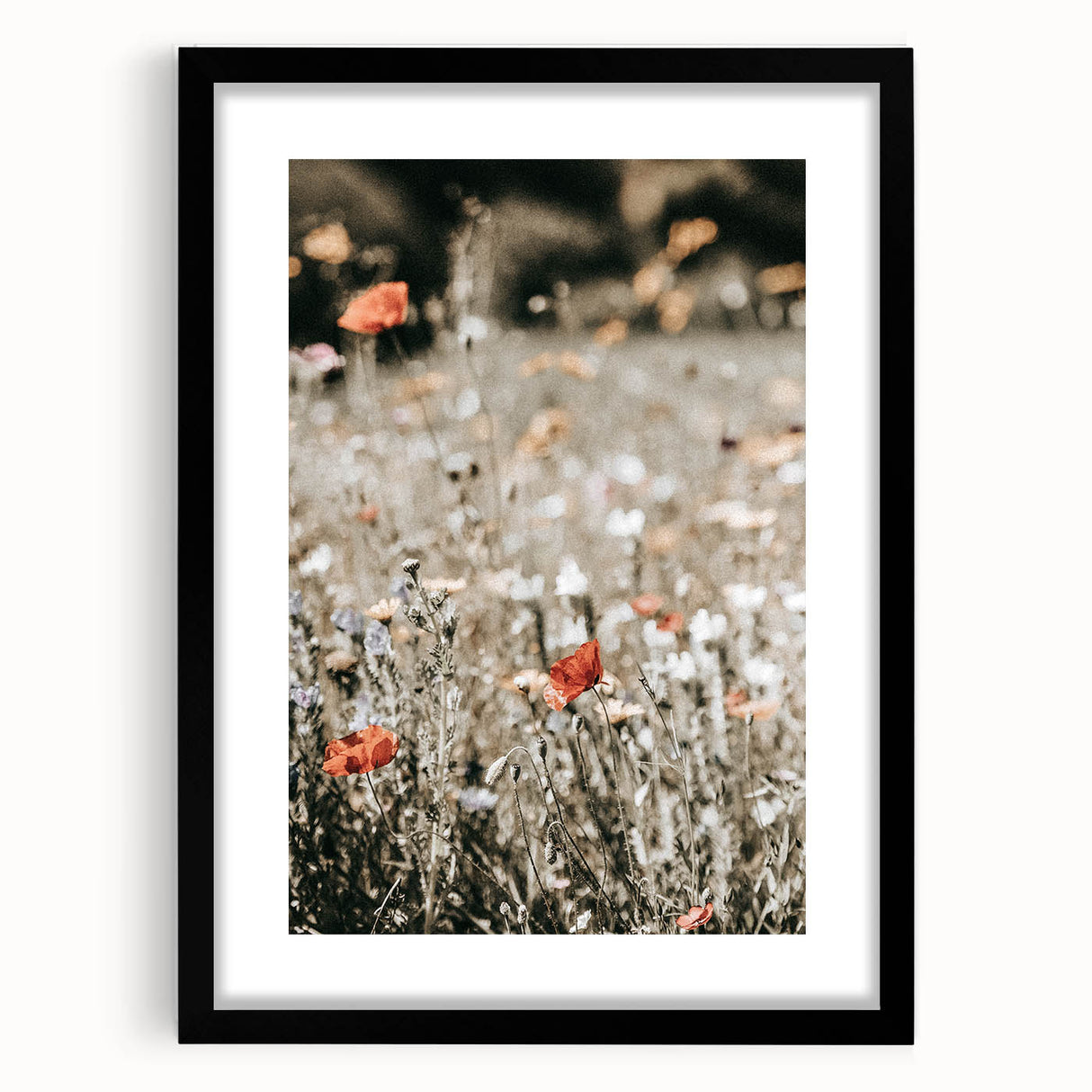 Wildflower Meadow Wall Art | Rustic Farmhouse Decor for Nature Lovers