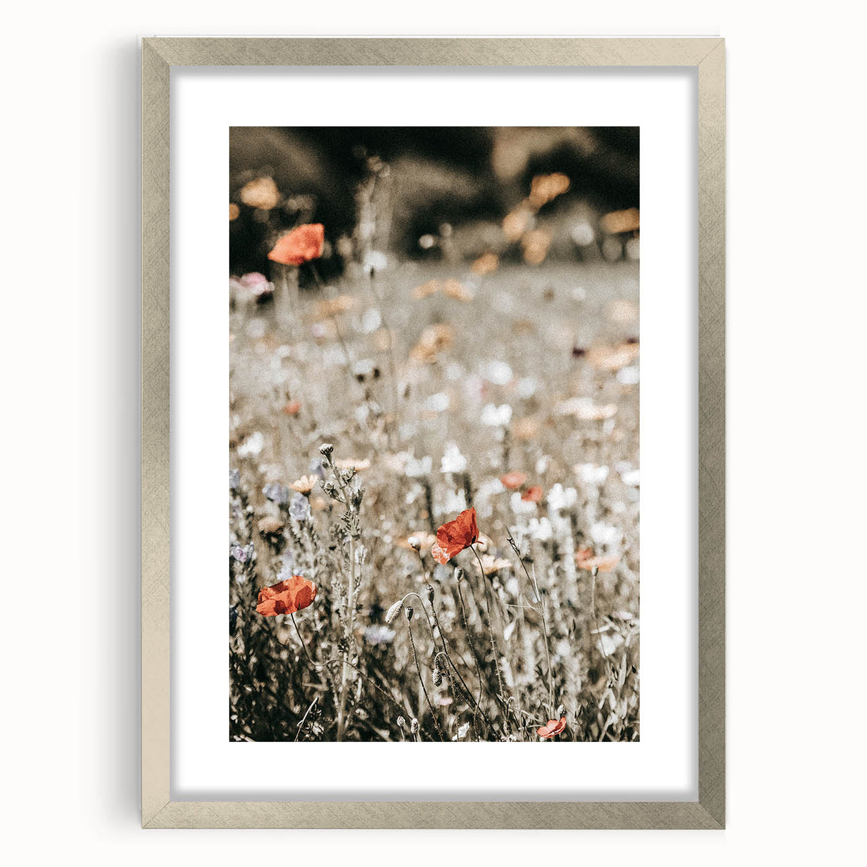 Wildflower Meadow Wall Art | Rustic Farmhouse Decor for Nature Lovers