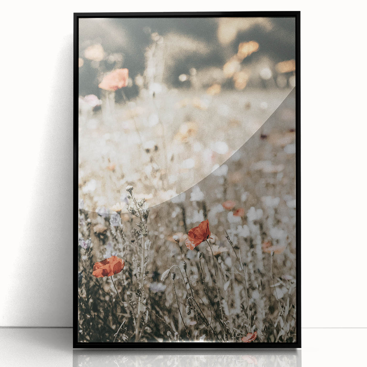 Wildflower Meadow Wall Art | Rustic Farmhouse Decor for Nature Lovers