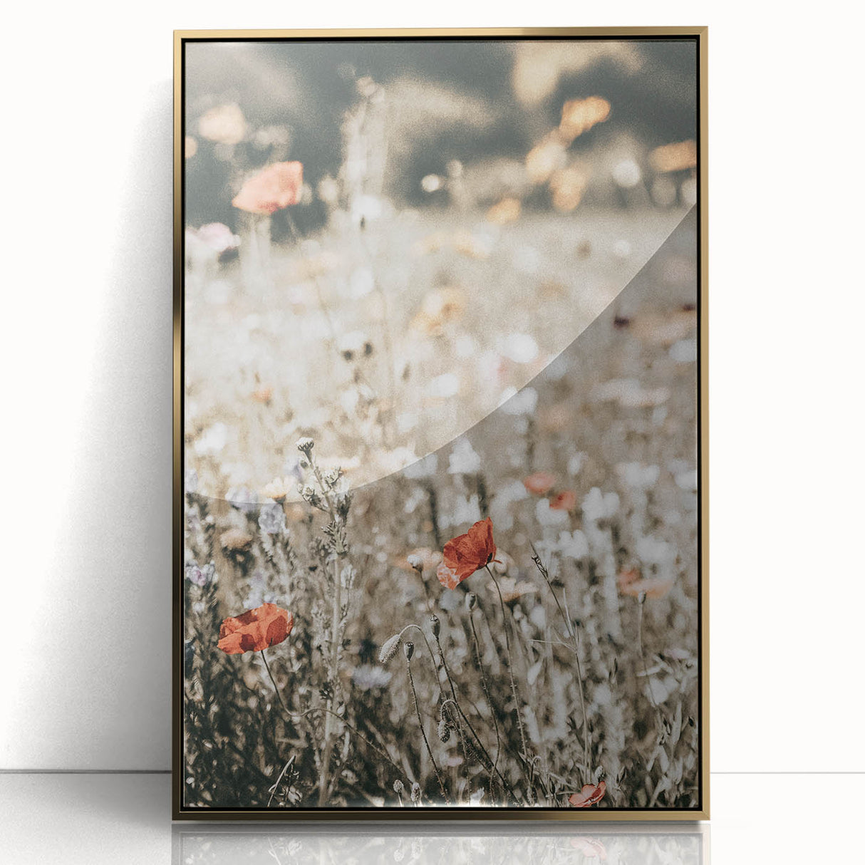 Wildflower Meadow Wall Art | Rustic Farmhouse Decor for Nature Lovers