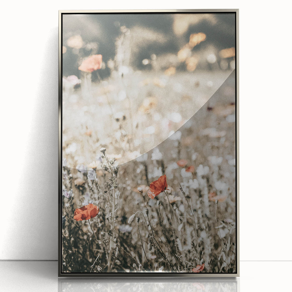 Wildflower Meadow Wall Art | Rustic Farmhouse Decor for Nature Lovers