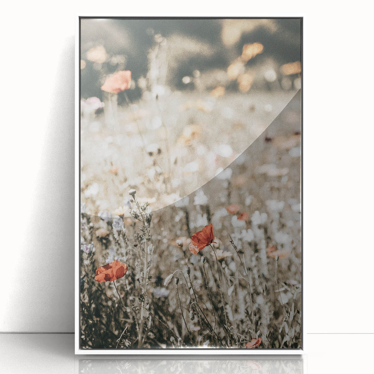 Wildflower Meadow Wall Art | Rustic Farmhouse Decor for Nature Lovers