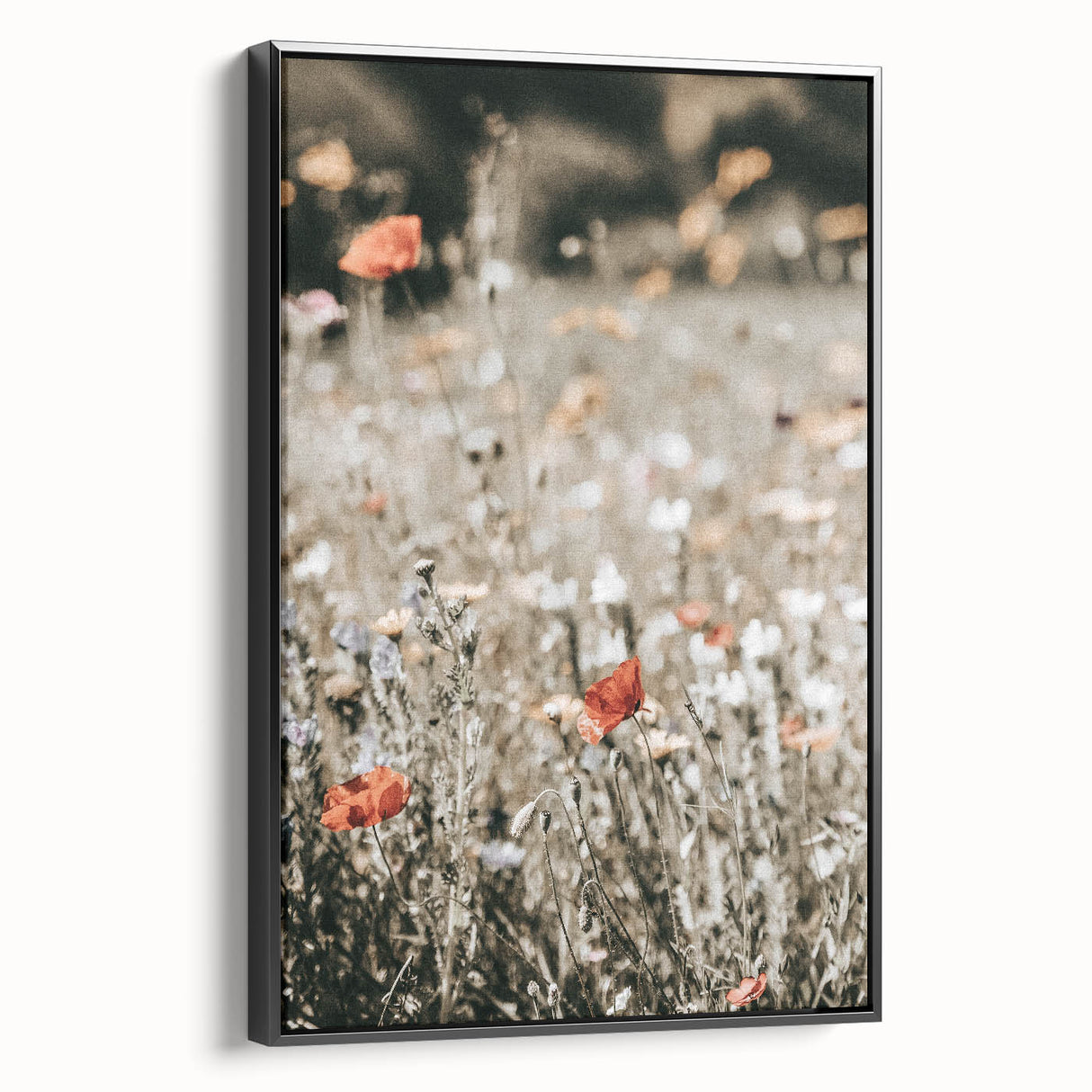 Wildflower Meadow Wall Art | Rustic Farmhouse Decor for Nature Lovers