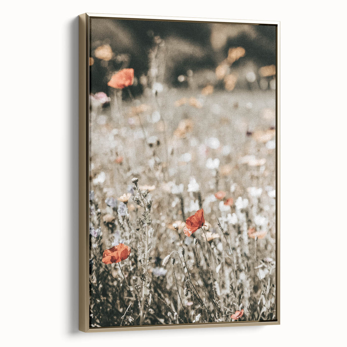 Wildflower Meadow Wall Art | Rustic Farmhouse Decor for Nature Lovers