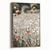 Wildflower Meadow Wall Art | Rustic Farmhouse Decor for Nature Lovers