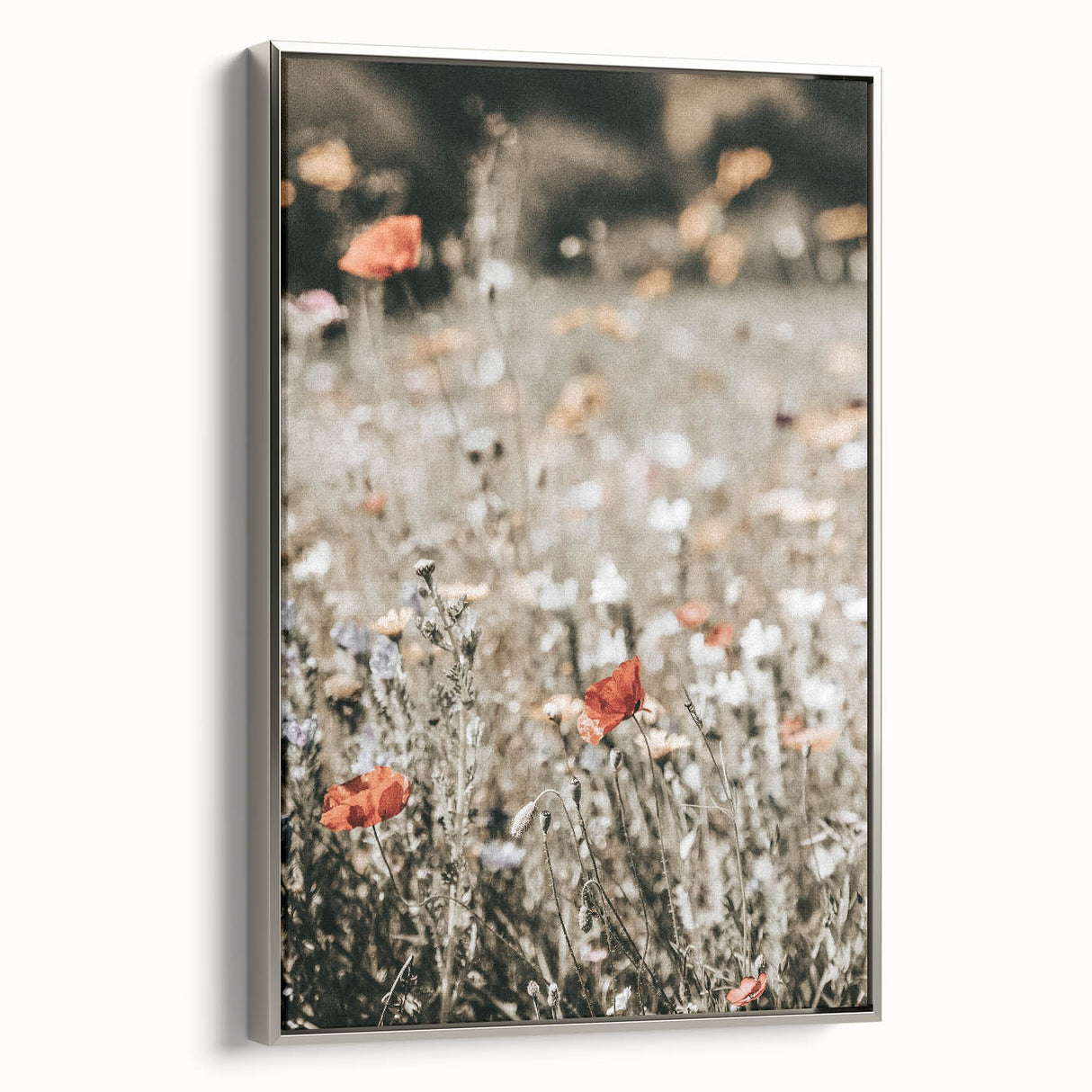 Wildflower Meadow Wall Art | Rustic Farmhouse Decor for Nature Lovers