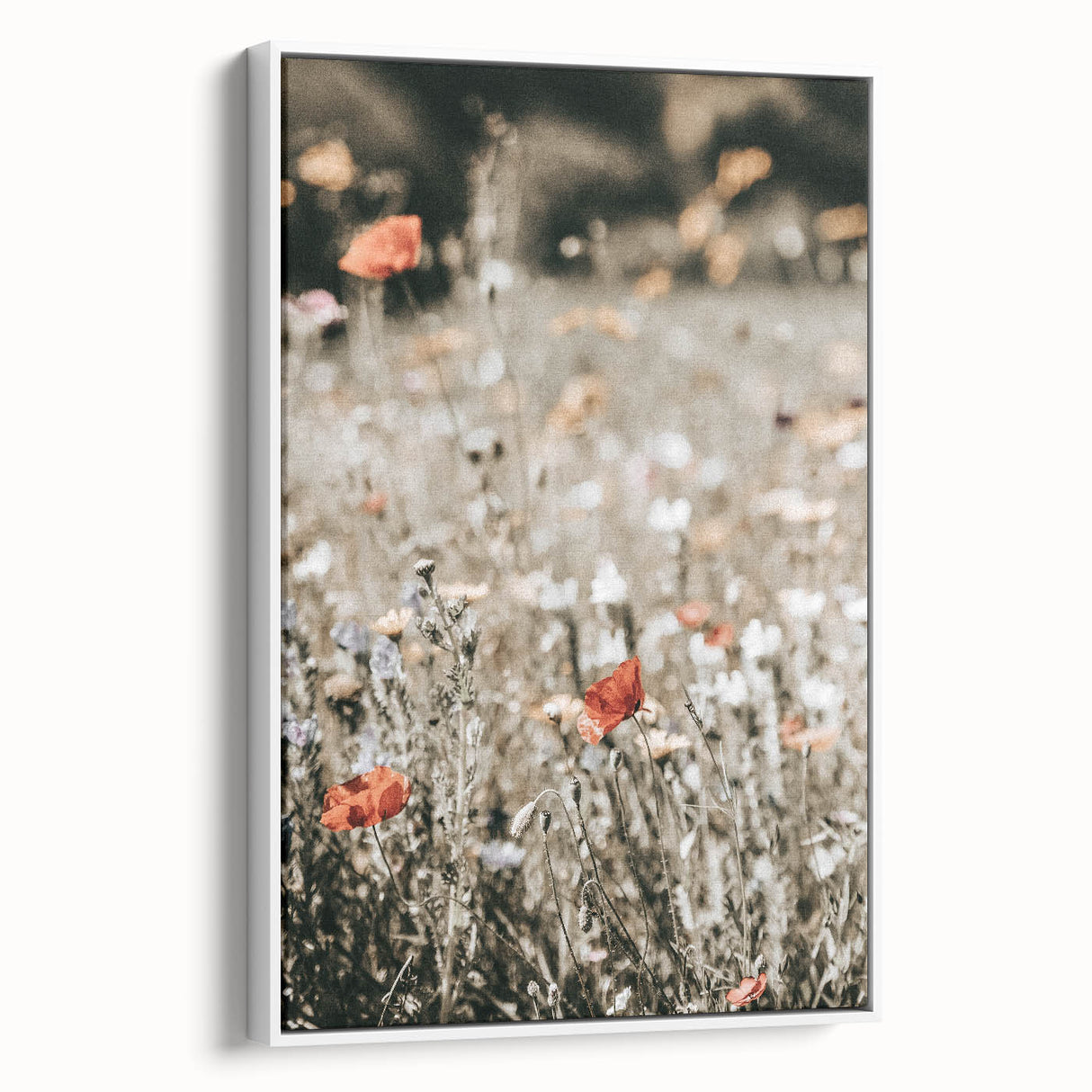 Wildflower Meadow Wall Art | Rustic Farmhouse Decor for Nature Lovers