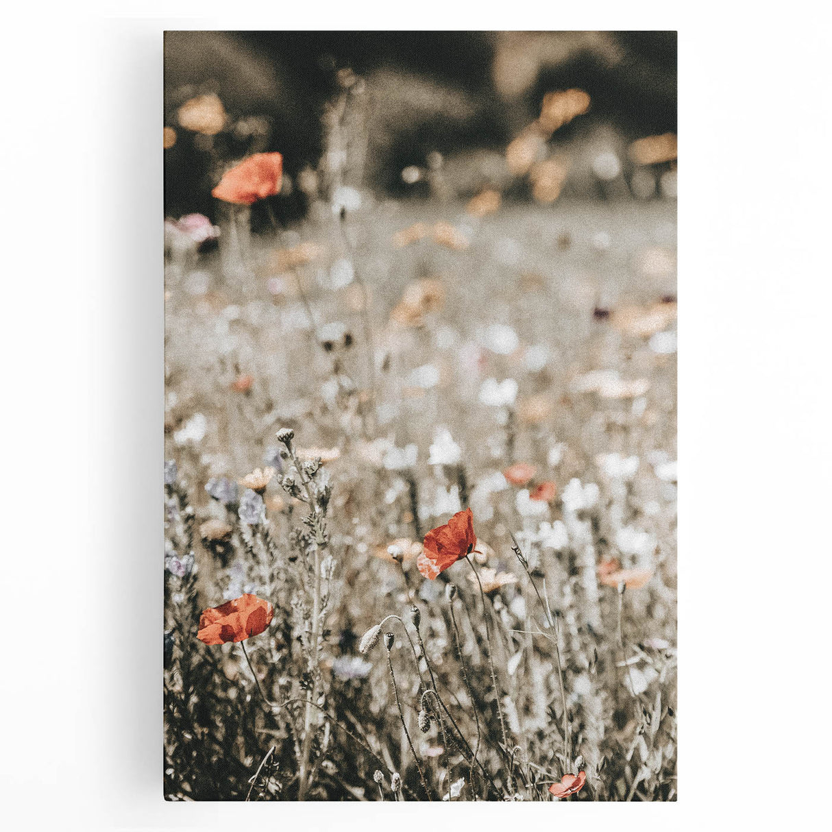 Wildflower Meadow Wall Art | Rustic Farmhouse Decor for Nature Lovers