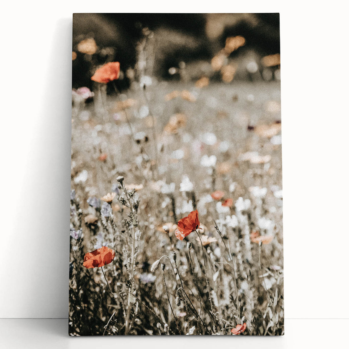 Wildflower Meadow Wall Art | Rustic Farmhouse Decor for Nature Lovers