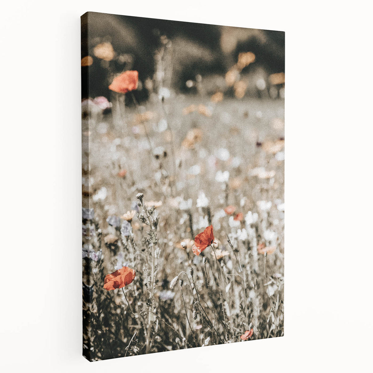 Wildflower Meadow Wall Art | Rustic Farmhouse Decor for Nature Lovers