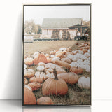 Rustic Pumpkin Harvest Wall Art | Farmhouse Decor for Fall Homes