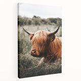 Highland Cow Farmhouse Wall Art | Rustic Country Decor | Animal Print