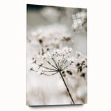 Frosted Wildflower Wall Art | Rustic Farmhouse Decor for Serene Spaces