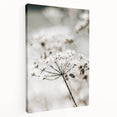 Frosted Wildflower Wall Art | Rustic Farmhouse Decor for Serene Spaces