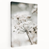 Frosted Wildflower Wall Art | Rustic Farmhouse Decor for Serene Spaces