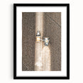 Aerial Tractor in Field Wall Art | Rustic Farmhouse Decor for Country Homes