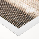 Aerial Tractor in Field Wall Art | Rustic Farmhouse Decor for Country Homes