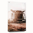 Harvester in Action Wall Art | Rustic Farmhouse Decor for Country Homes