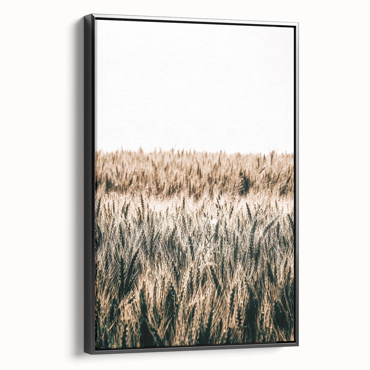 Golden Wheat Field Farmhouse Wall Art - Rustic Country Style Decor