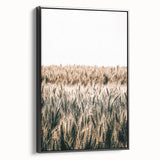 Golden Wheat Field Farmhouse Wall Art - Rustic Country Style Decor