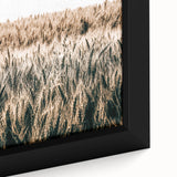 Golden Wheat Field Farmhouse Wall Art - Rustic Country Style Decor