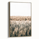 Golden Wheat Field Farmhouse Wall Art - Rustic Country Style Decor