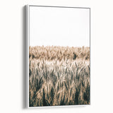 Golden Wheat Field Farmhouse Wall Art - Rustic Country Style Decor