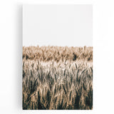 Golden Wheat Field Farmhouse Wall Art - Rustic Country Style Decor
