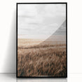 Farmhouse Wall Art of Wheat Field and Sky - Rustic Country Style Decor