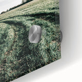 Farmhouse Wall Art of Lush Green Field Path - Rustic Country Style Decor